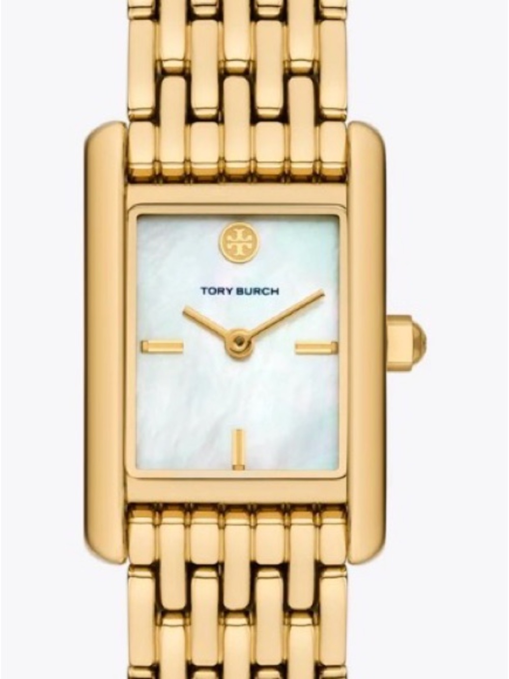 Gold-Tone Women's Bracelet Watch with White Dial